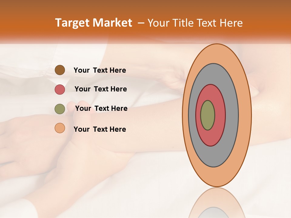 A Woman Getting A Foot Massage From A Man PowerPoint Template