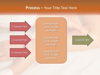 A Woman Getting A Foot Massage From A Man PowerPoint Template
