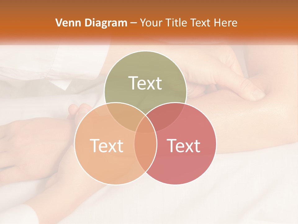 A Woman Getting A Foot Massage From A Man PowerPoint Template