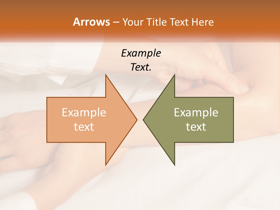 A Woman Getting A Foot Massage From A Man PowerPoint Template