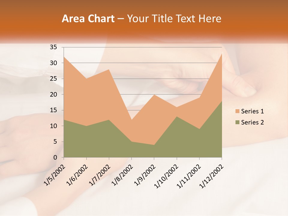 A Woman Getting A Foot Massage From A Man PowerPoint Template