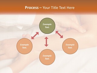 A Woman Getting A Foot Massage From A Man PowerPoint Template