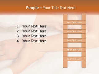 A Woman Getting A Foot Massage From A Man PowerPoint Template
