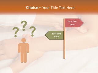 A Woman Getting A Foot Massage From A Man PowerPoint Template