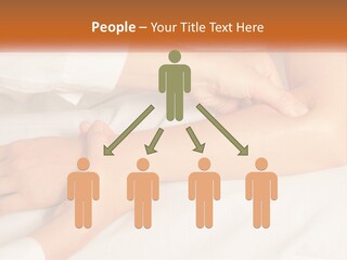 A Woman Getting A Foot Massage From A Man PowerPoint Template