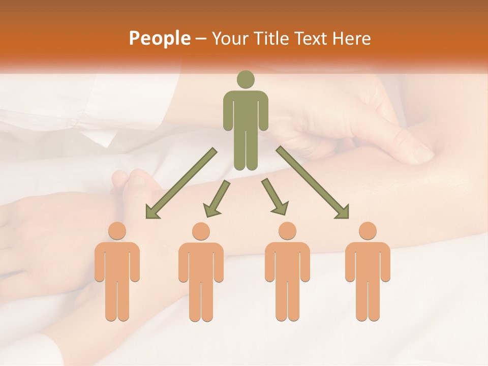 A Woman Getting A Foot Massage From A Man PowerPoint Template