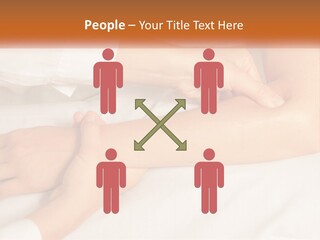 A Woman Getting A Foot Massage From A Man PowerPoint Template