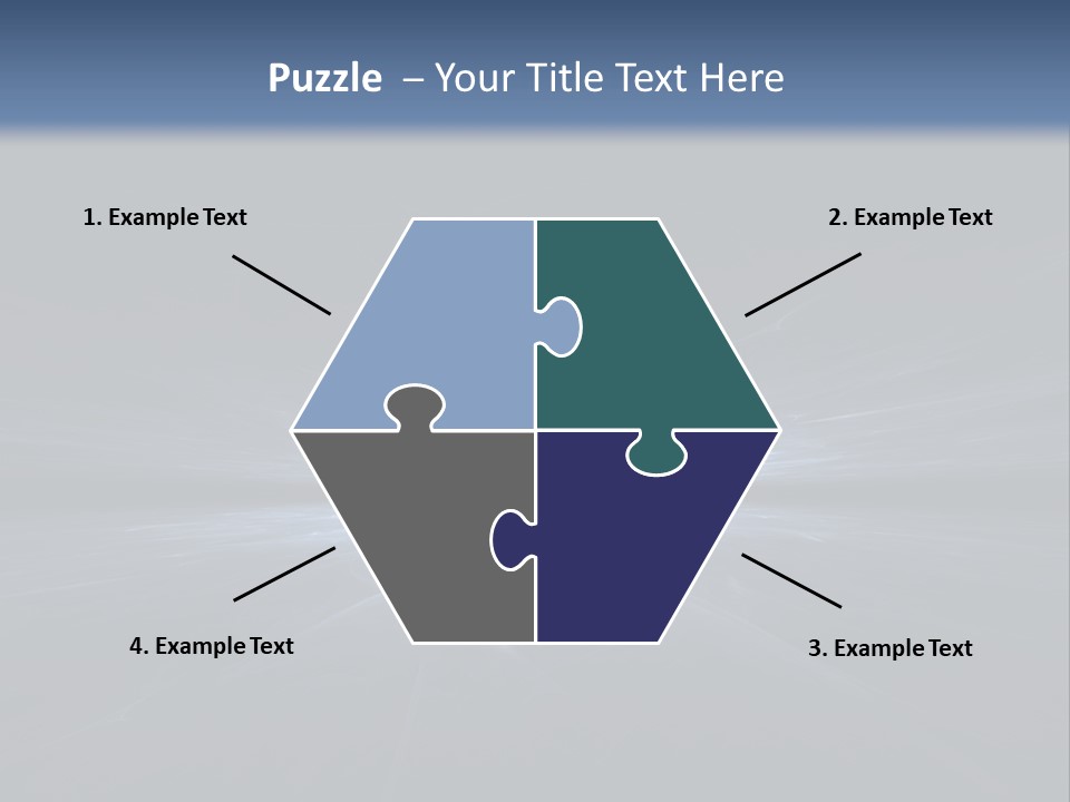 A Black And Blue Background With A White Light PowerPoint Template