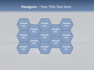 A Black And Blue Background With A White Light PowerPoint Template