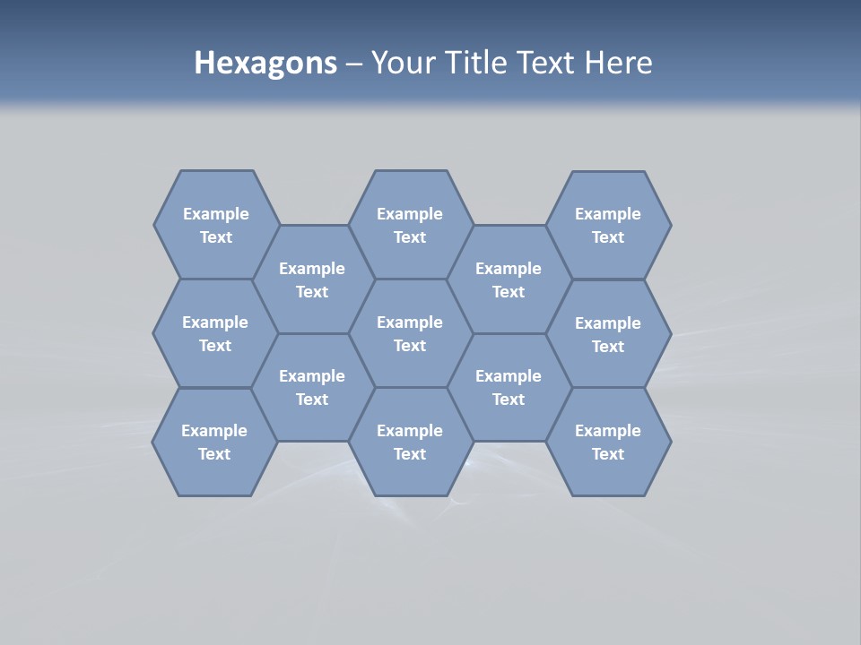 A Black And Blue Background With A White Light PowerPoint Template