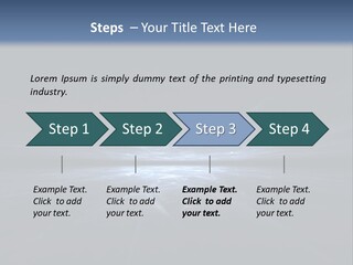 A Black And Blue Background With A White Light PowerPoint Template