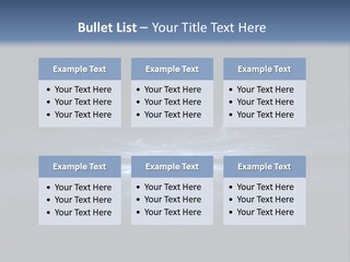 A Black And Blue Background With A White Light PowerPoint Template