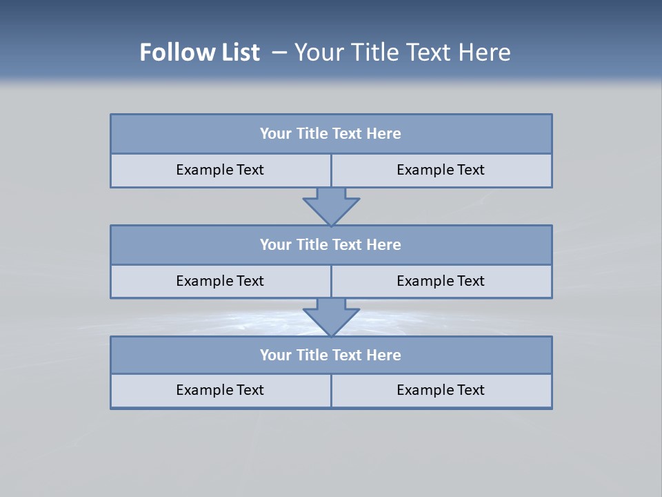 A Black And Blue Background With A White Light PowerPoint Template