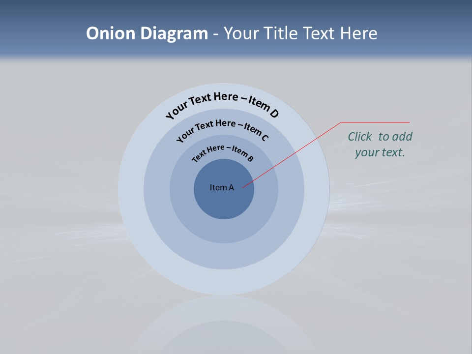 A Black And Blue Background With A White Light PowerPoint Template