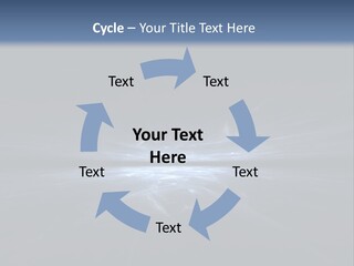 A Black And Blue Background With A White Light PowerPoint Template