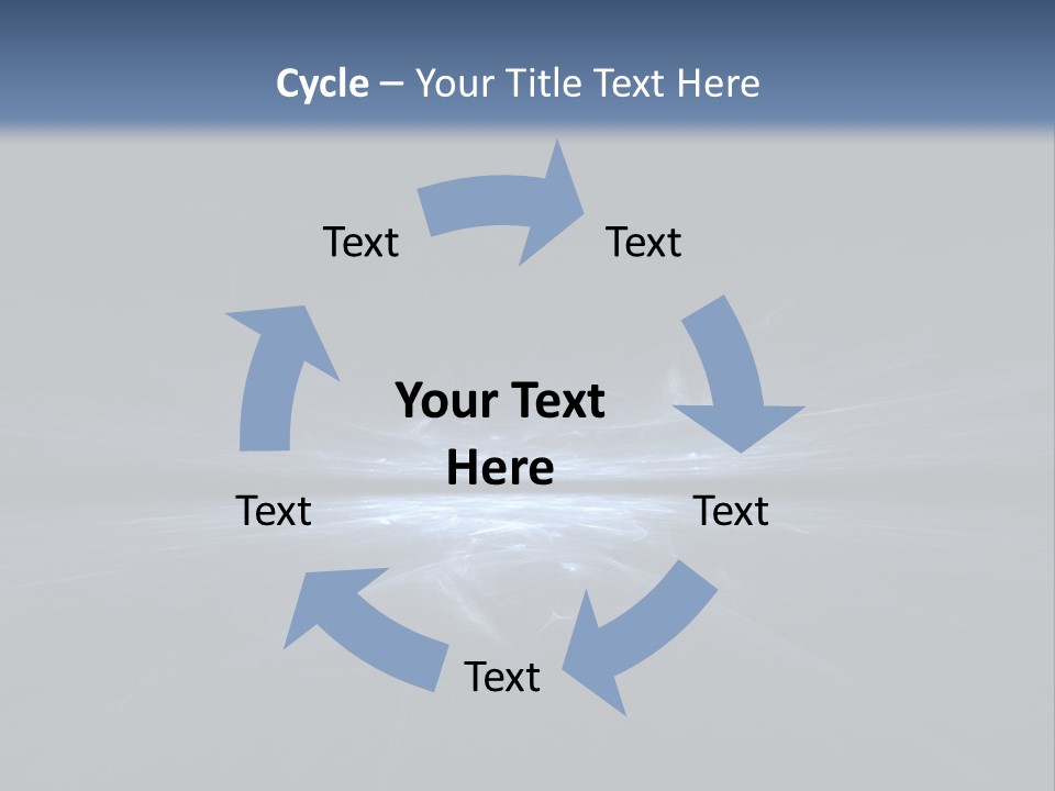 A Black And Blue Background With A White Light PowerPoint Template