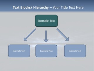 A Black And Blue Background With A White Light PowerPoint Template