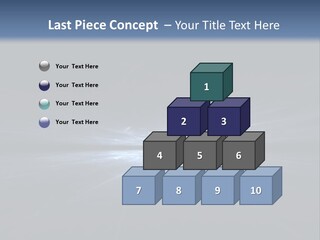 A Black And Blue Background With A White Light PowerPoint Template