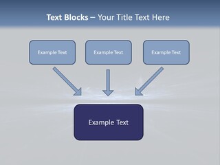 A Black And Blue Background With A White Light PowerPoint Template