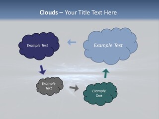 A Black And Blue Background With A White Light PowerPoint Template