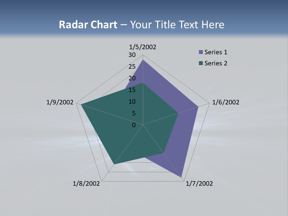 A Black And Blue Background With A White Light PowerPoint Template