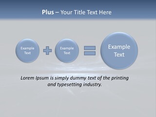 A Black And Blue Background With A White Light PowerPoint Template