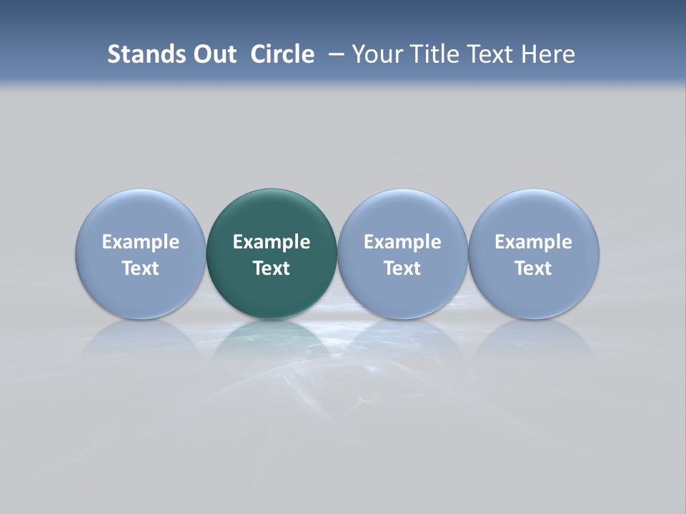 A Black And Blue Background With A White Light PowerPoint Template