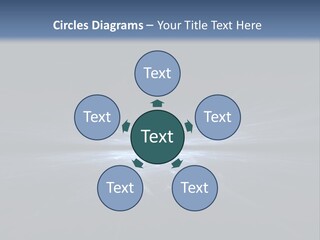 A Black And Blue Background With A White Light PowerPoint Template