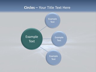 A Black And Blue Background With A White Light PowerPoint Template