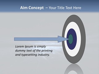 A Black And Blue Background With A White Light PowerPoint Template