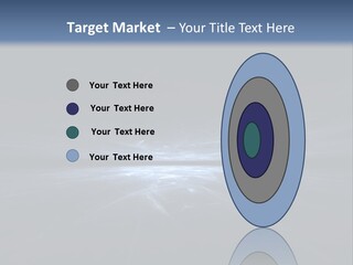 A Black And Blue Background With A White Light PowerPoint Template