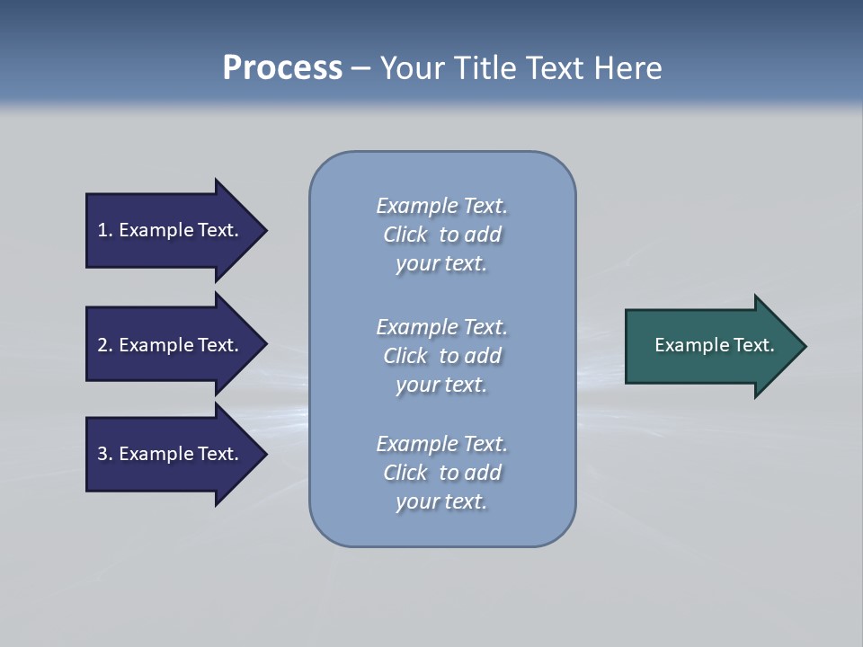A Black And Blue Background With A White Light PowerPoint Template