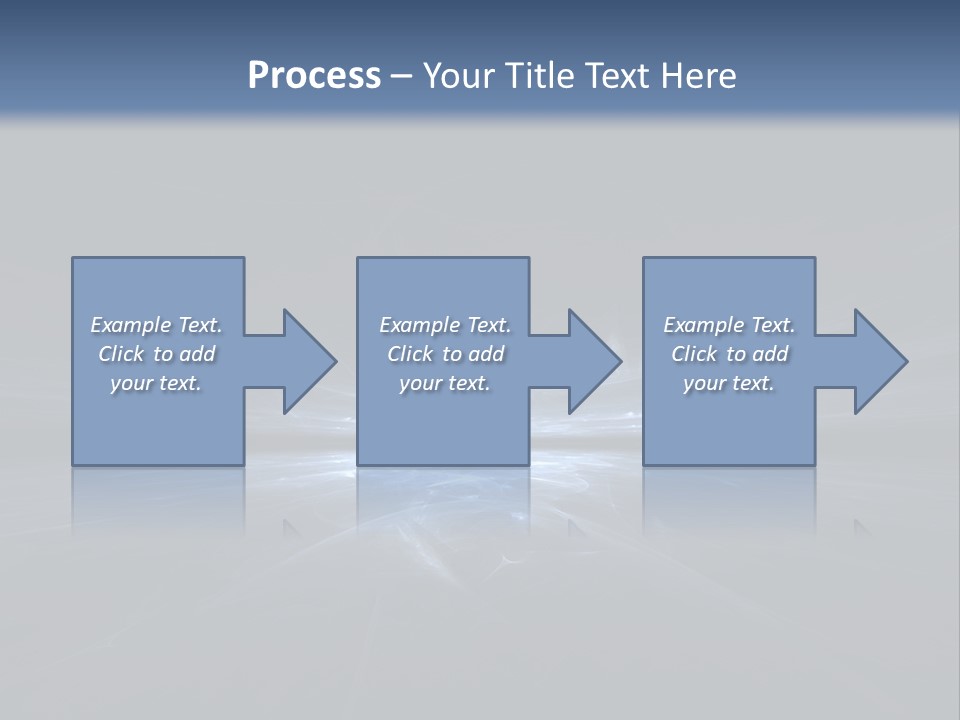 A Black And Blue Background With A White Light PowerPoint Template