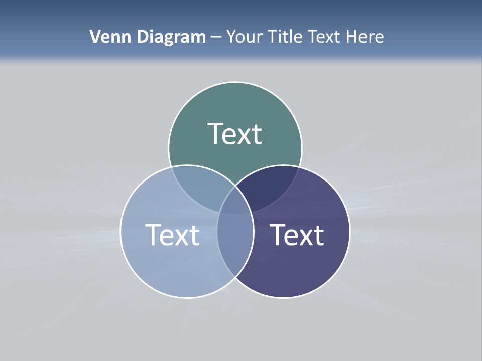 A Black And Blue Background With A White Light PowerPoint Template