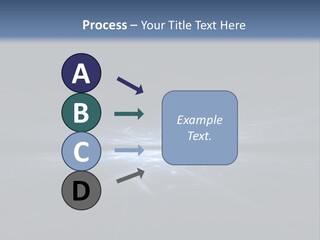 A Black And Blue Background With A White Light PowerPoint Template