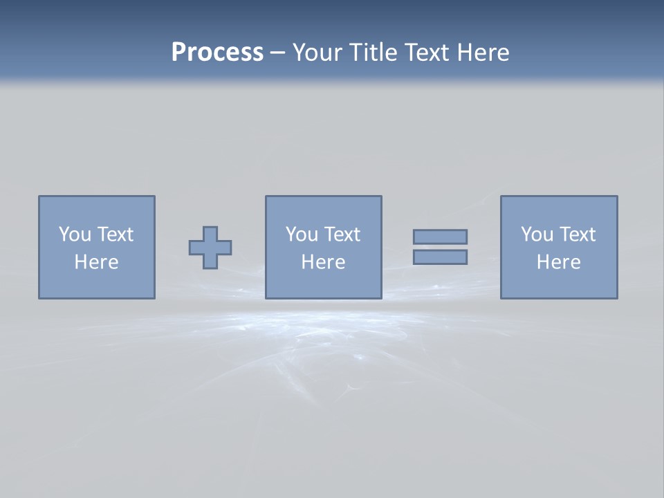 A Black And Blue Background With A White Light PowerPoint Template