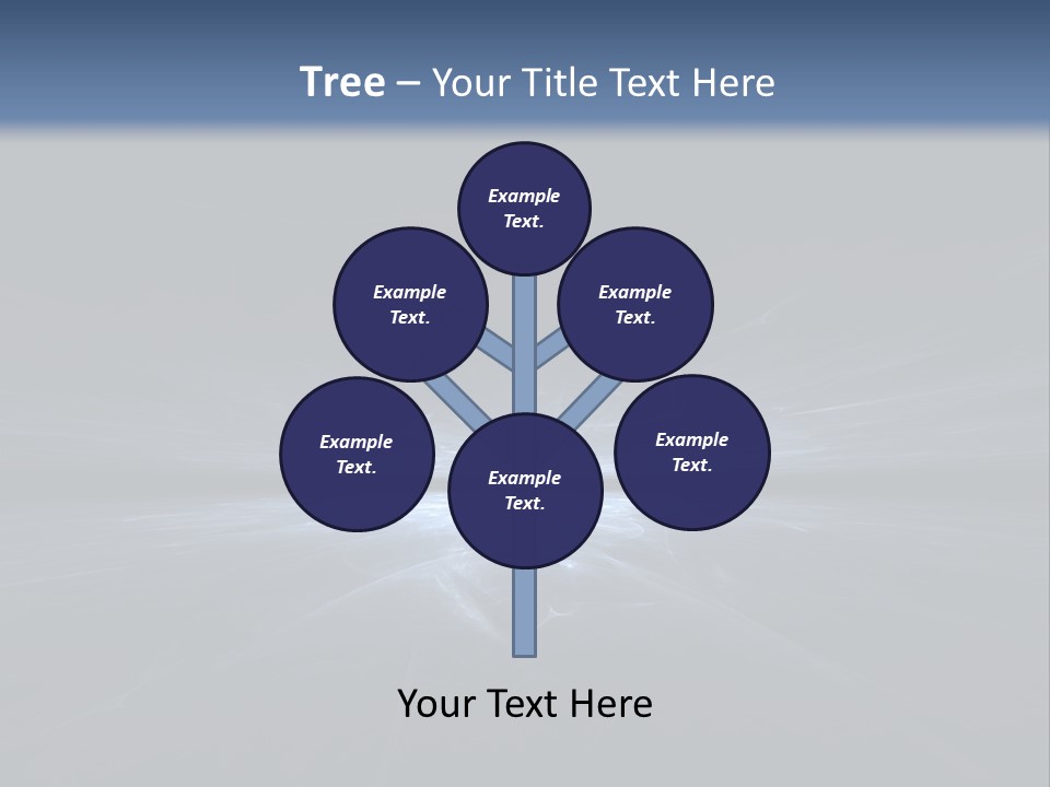 A Black And Blue Background With A White Light PowerPoint Template