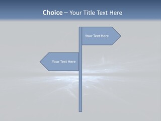 A Black And Blue Background With A White Light PowerPoint Template