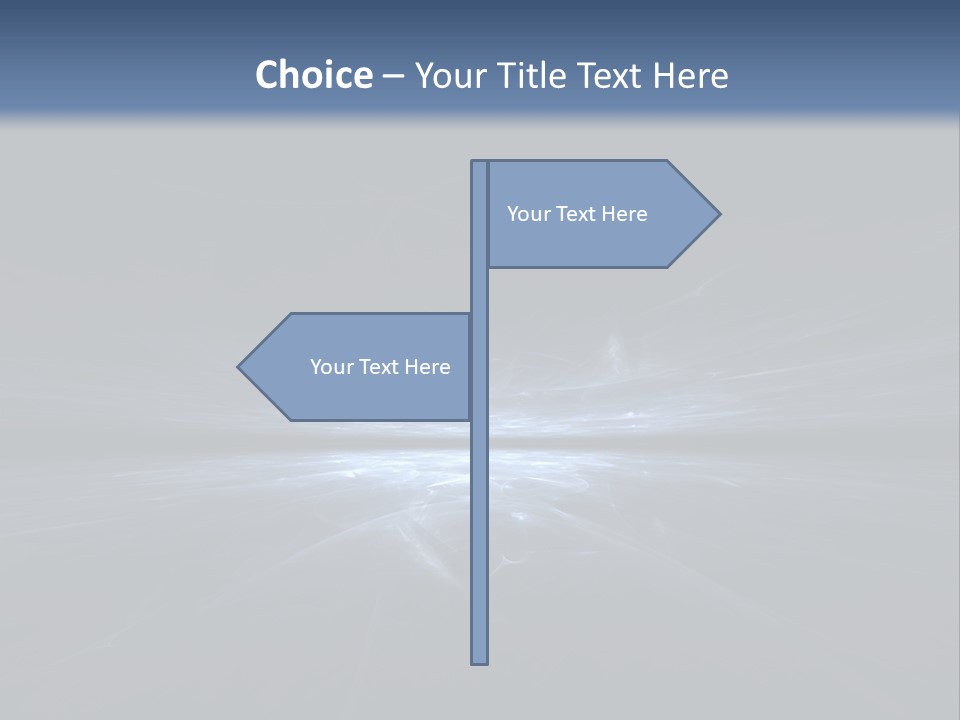 A Black And Blue Background With A White Light PowerPoint Template