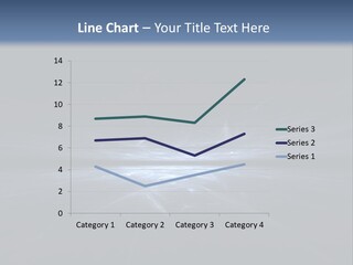 A Black And Blue Background With A White Light PowerPoint Template