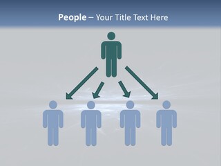 A Black And Blue Background With A White Light PowerPoint Template