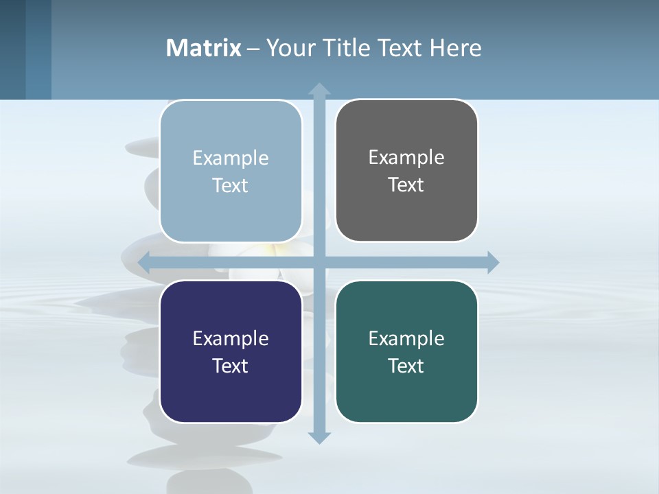 A Stack Of Rocks With Flowers On Top Of It PowerPoint Template