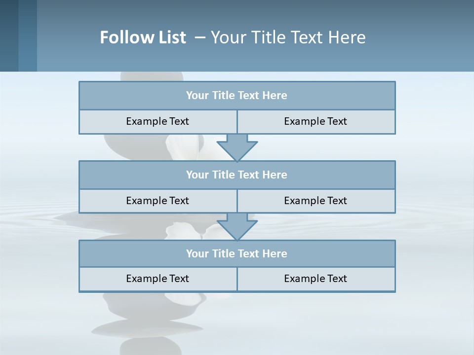 A Stack Of Rocks With Flowers On Top Of It PowerPoint Template