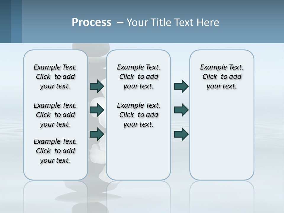 A Stack Of Rocks With Flowers On Top Of It PowerPoint Template
