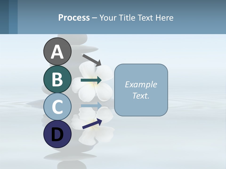 A Stack Of Rocks With Flowers On Top Of It PowerPoint Template
