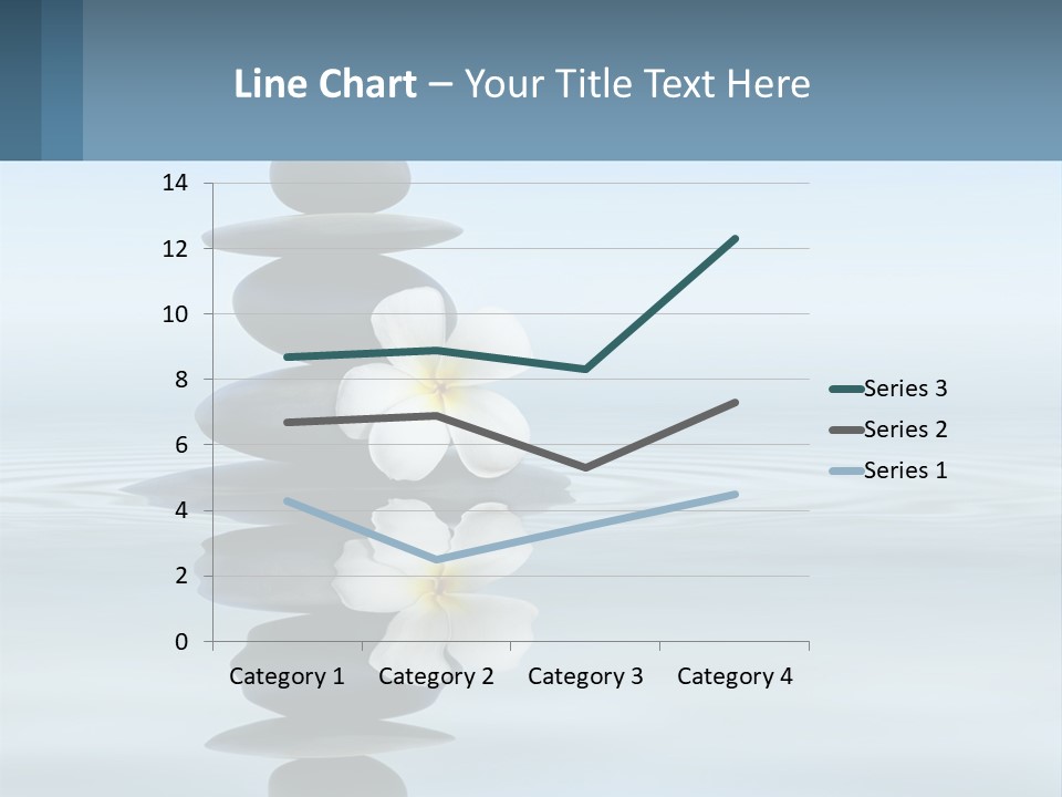 A Stack Of Rocks With Flowers On Top Of It PowerPoint Template