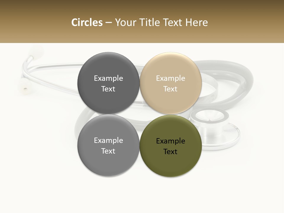 A Medical Powerpoint Presentation With A Stethoscope PowerPoint Template