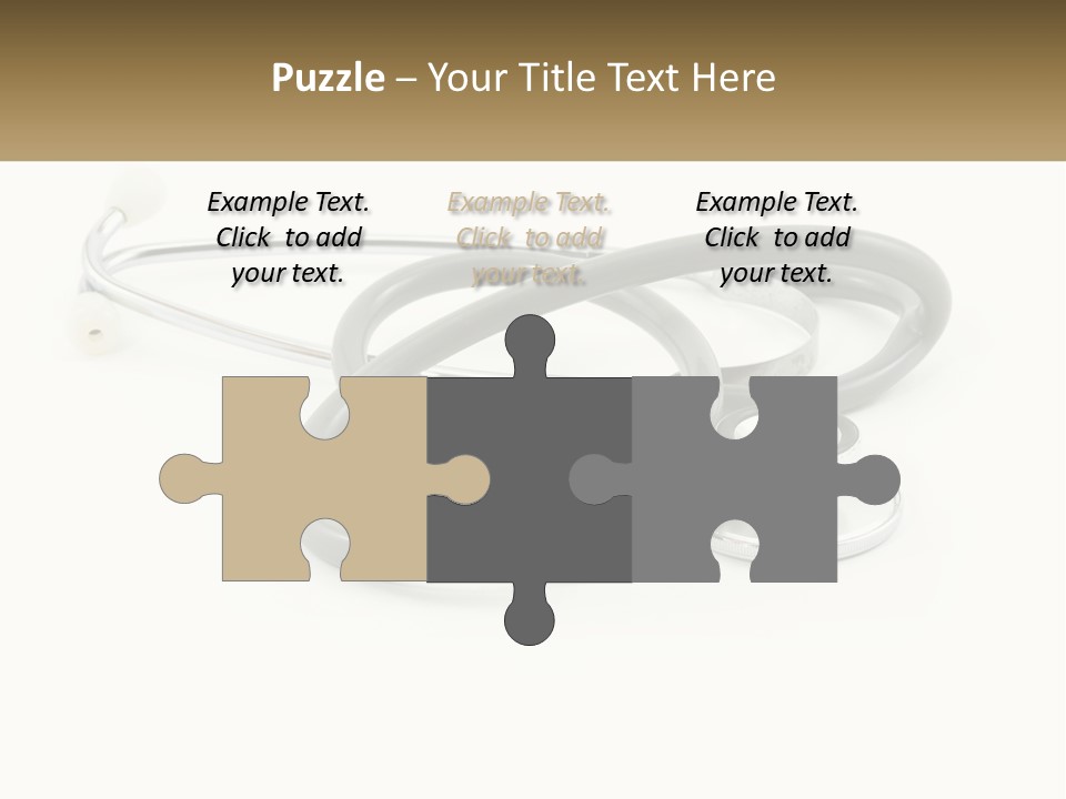 A Medical Powerpoint Presentation With A Stethoscope PowerPoint Template