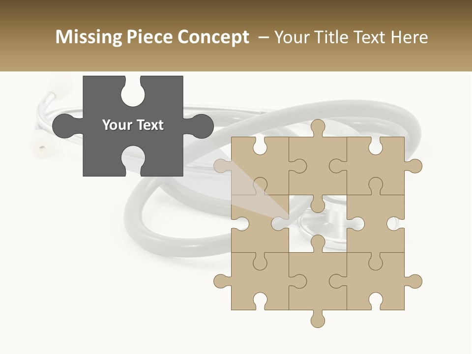 A Medical Powerpoint Presentation With A Stethoscope PowerPoint Template