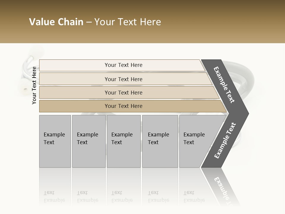 A Medical Powerpoint Presentation With A Stethoscope PowerPoint Template